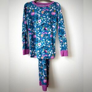 Little Sleepies Jade Floral Pajama Set 7/8